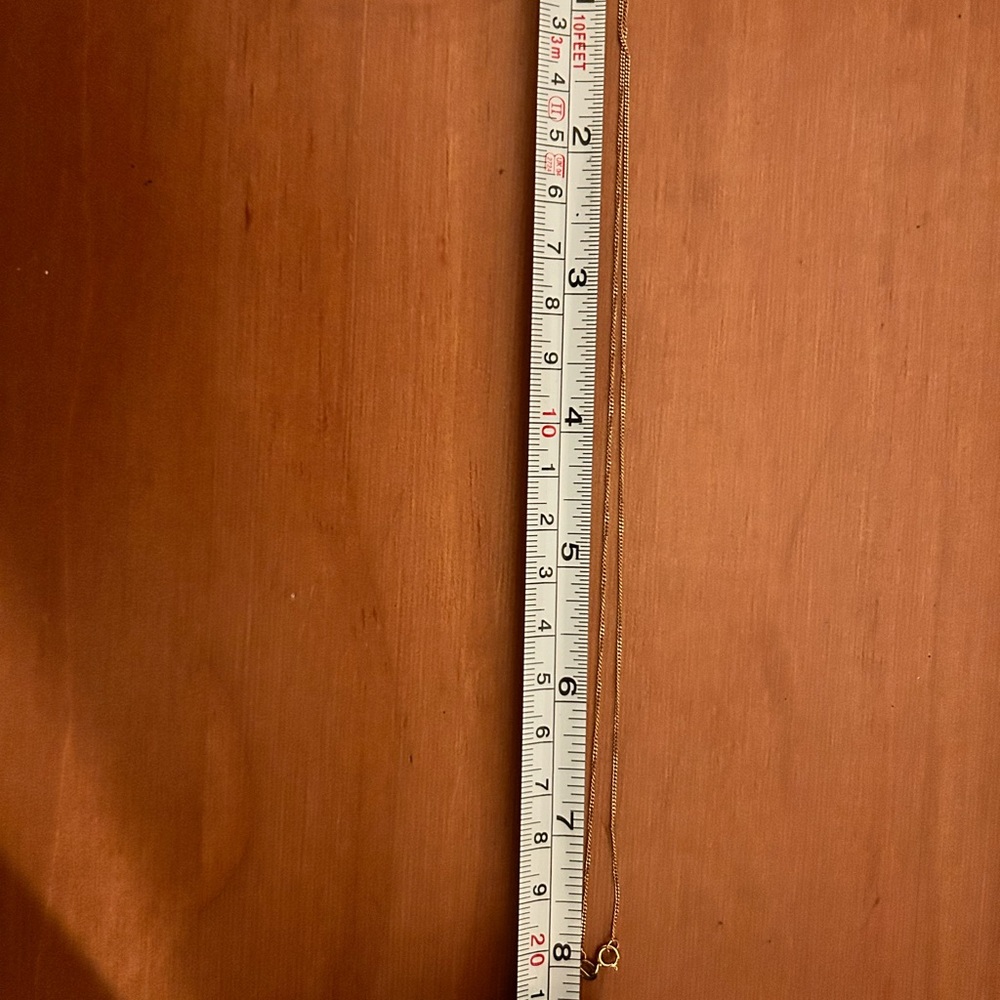 14k Italian yellow gold chain necklace approx 8 inches - Picture 2 of 2